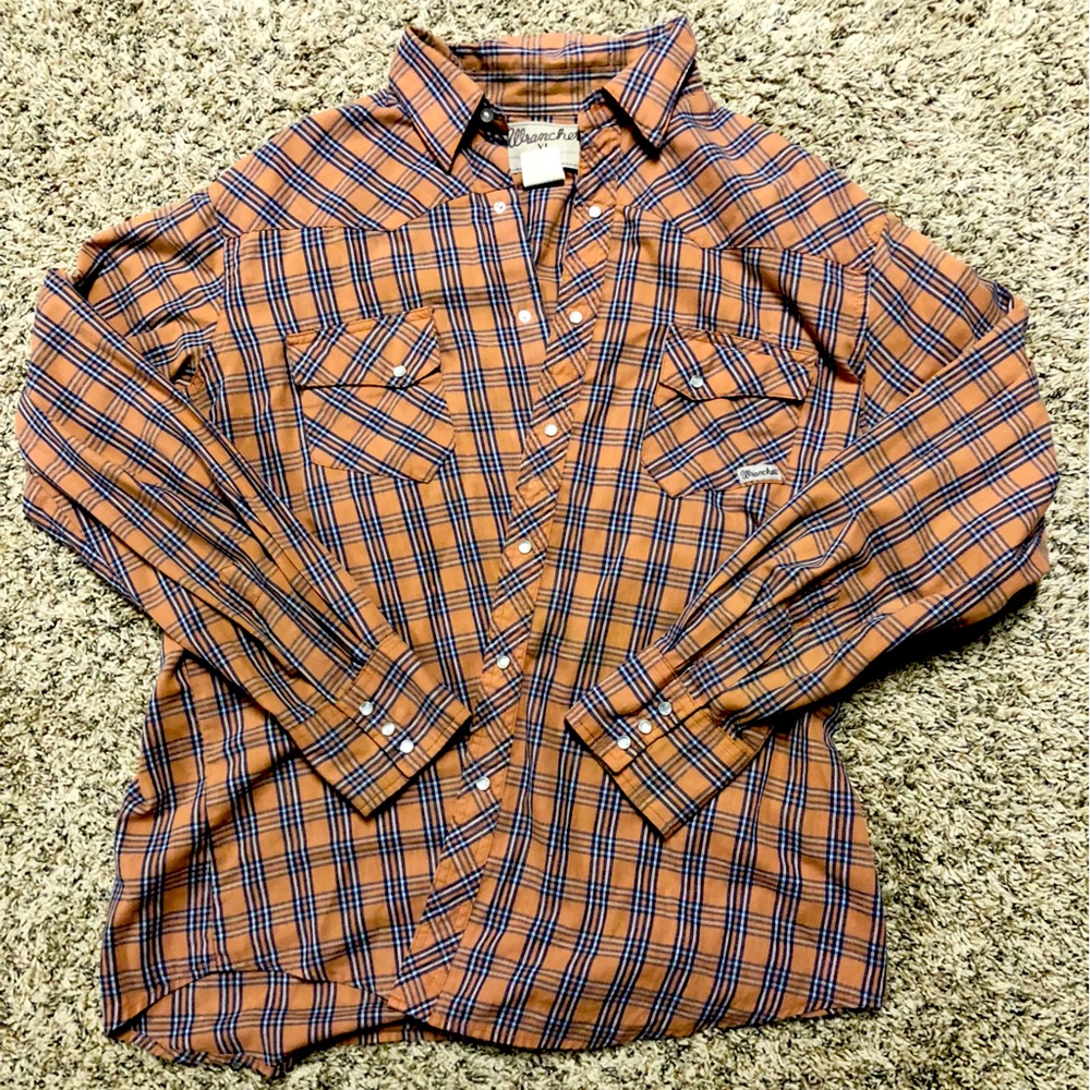 Mens Wrangler Pearl Snap